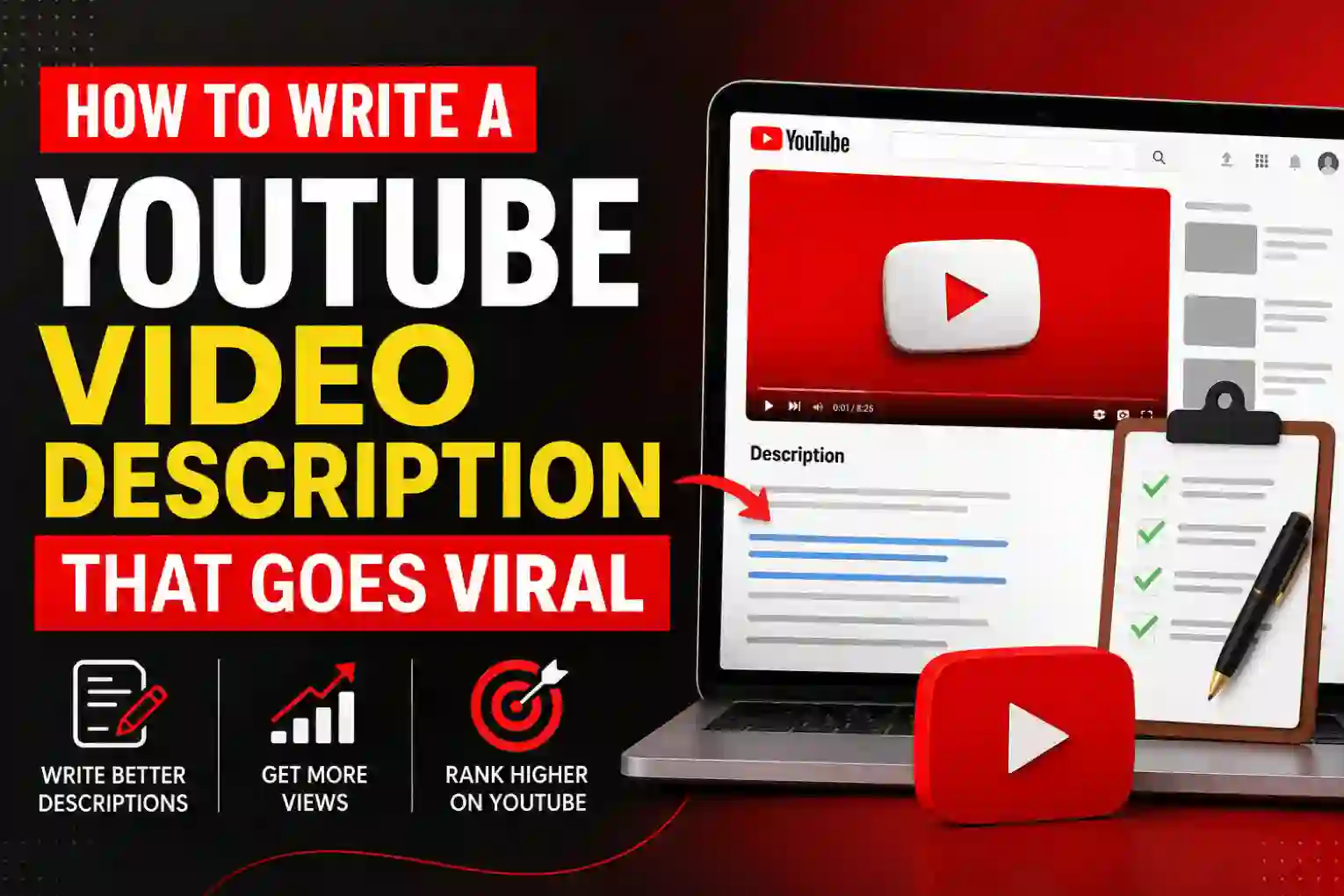 YouTube Video Description image being shown